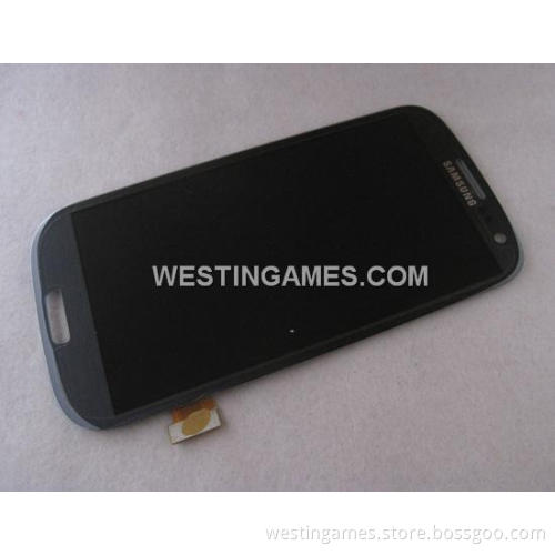 for Samsung Galaxy Siii I9300 LCD Screen Display + Touch Digitizer Assembly - Pebble Blue